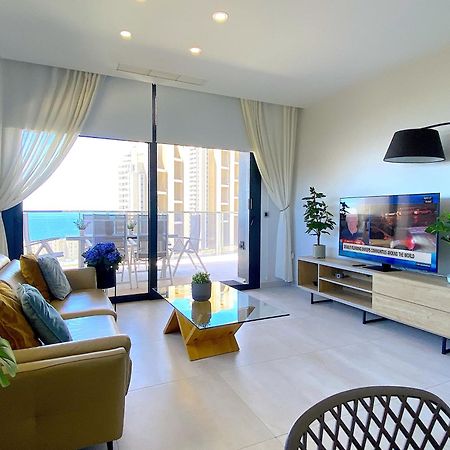 Lujoso Apartament Con Impresionantes Vistas Al Mar Benidorm Zewnętrze zdjęcie