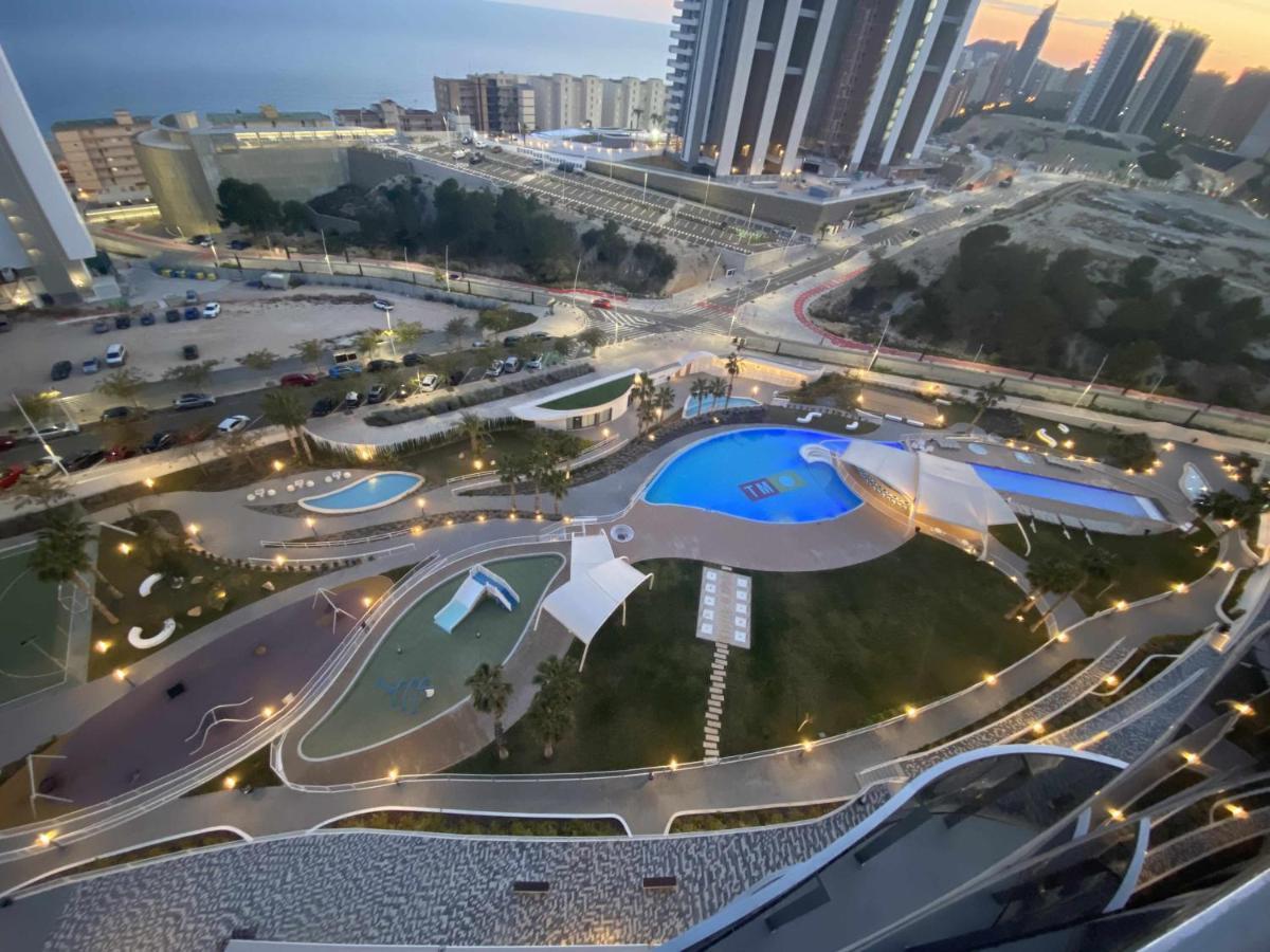 Lujoso Apartament Con Impresionantes Vistas Al Mar Benidorm Zewnętrze zdjęcie
