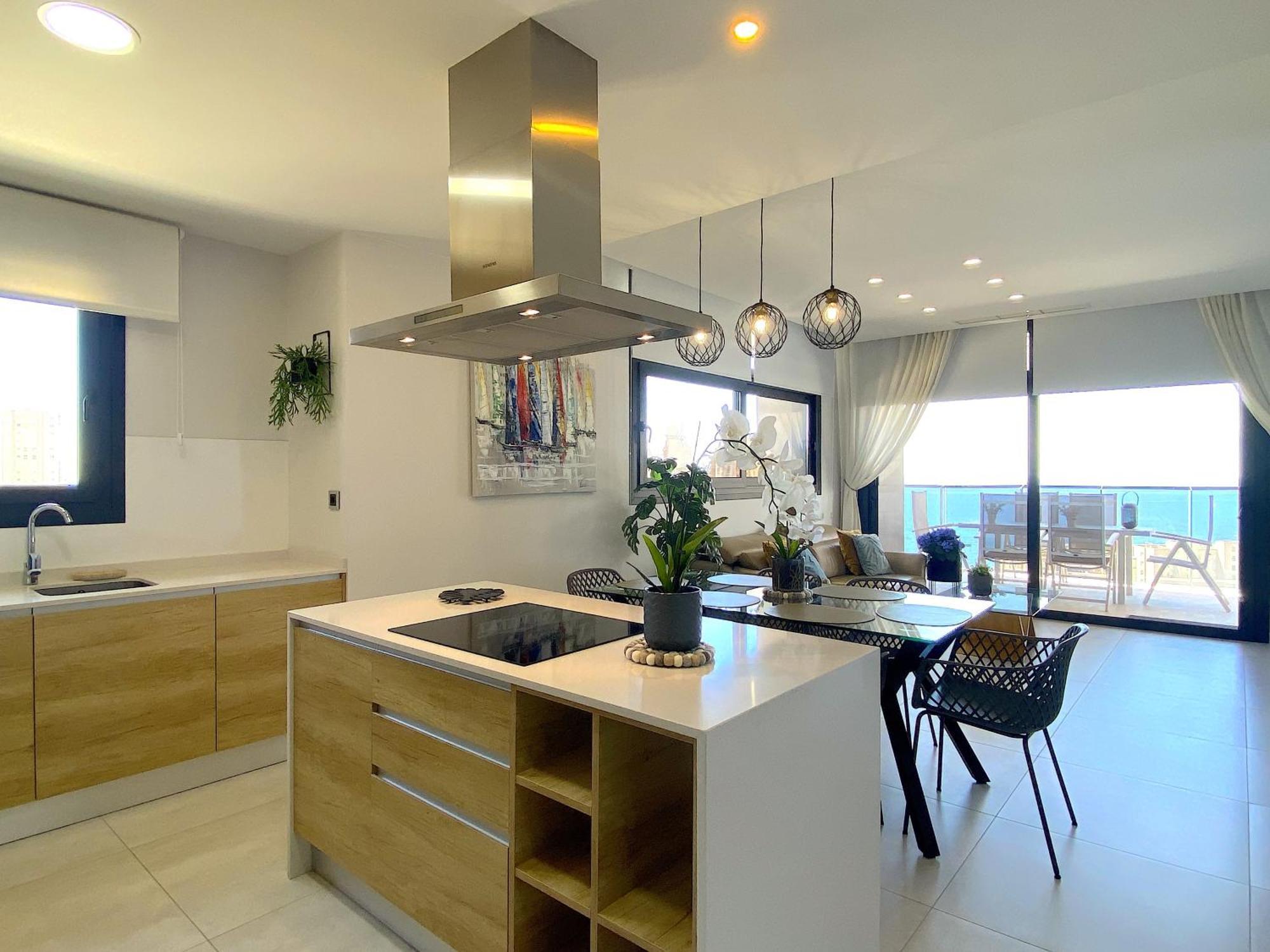 Lujoso Apartament Con Impresionantes Vistas Al Mar Benidorm Zewnętrze zdjęcie