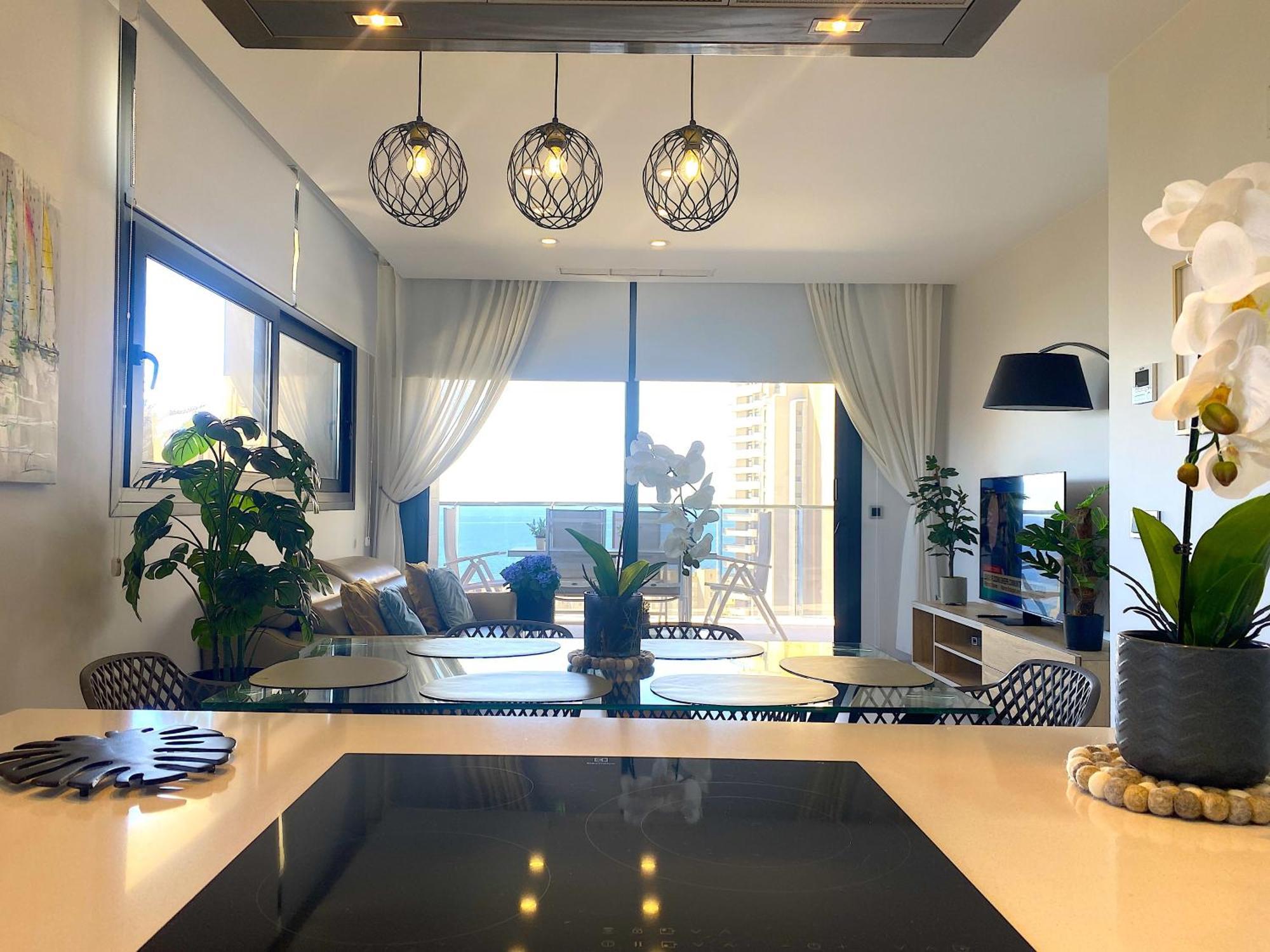 Lujoso Apartament Con Impresionantes Vistas Al Mar Benidorm Zewnętrze zdjęcie