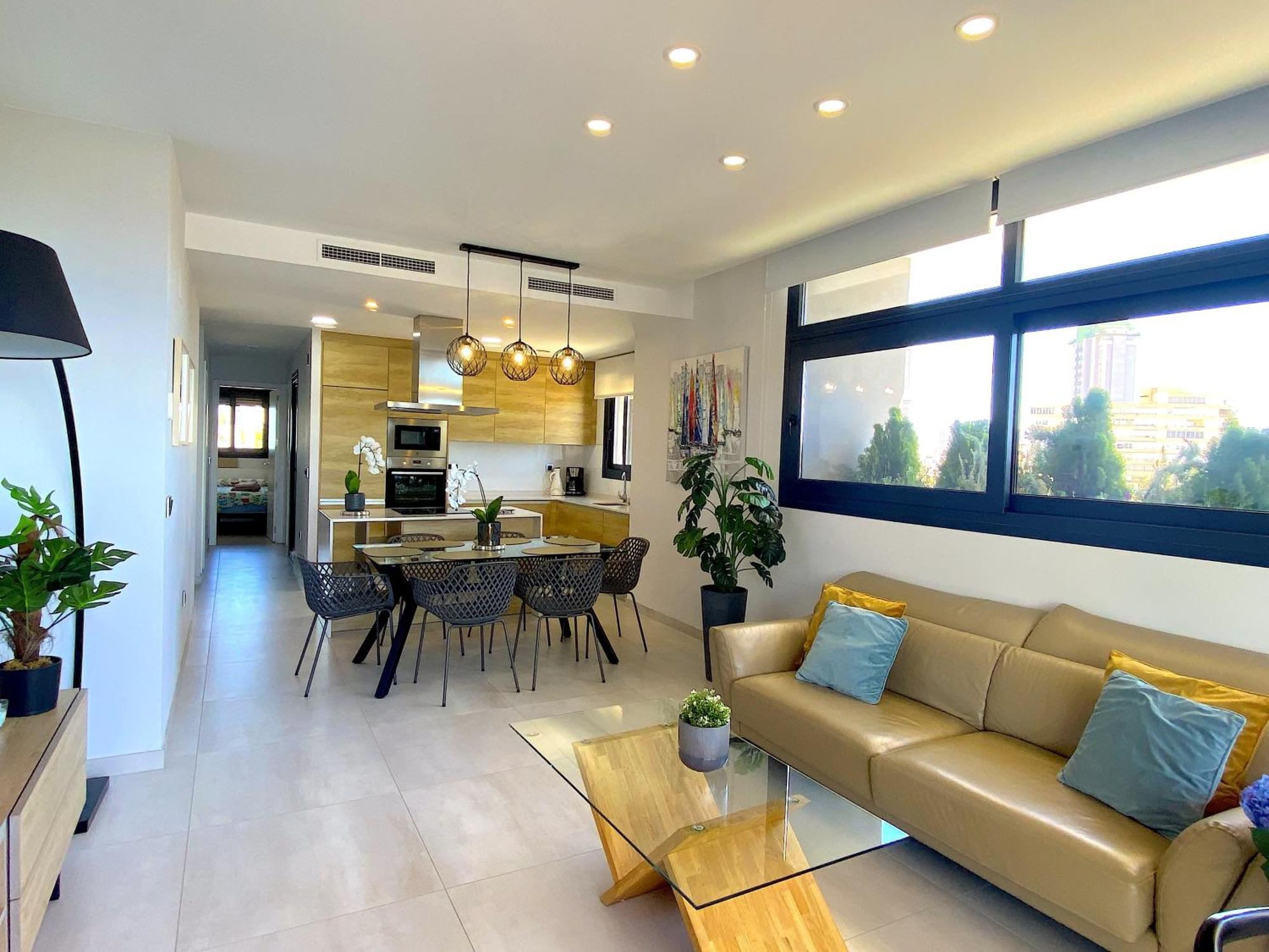 Lujoso Apartament Con Impresionantes Vistas Al Mar Benidorm Zewnętrze zdjęcie