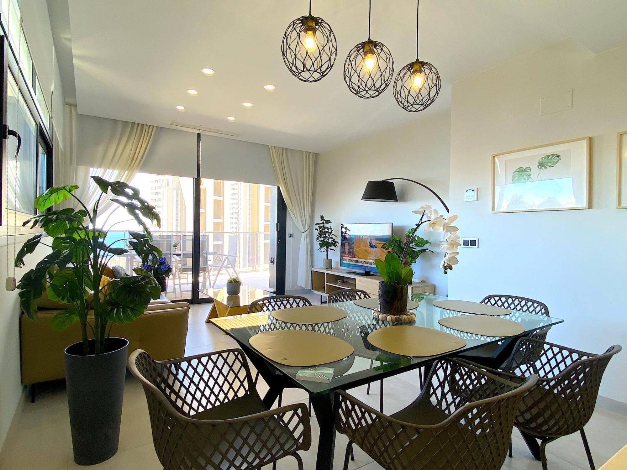 Lujoso Apartament Con Impresionantes Vistas Al Mar Benidorm Zewnętrze zdjęcie