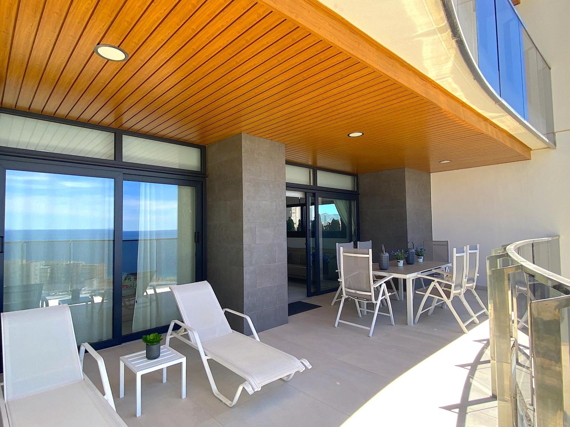 Lujoso Apartament Con Impresionantes Vistas Al Mar Benidorm Zewnętrze zdjęcie
