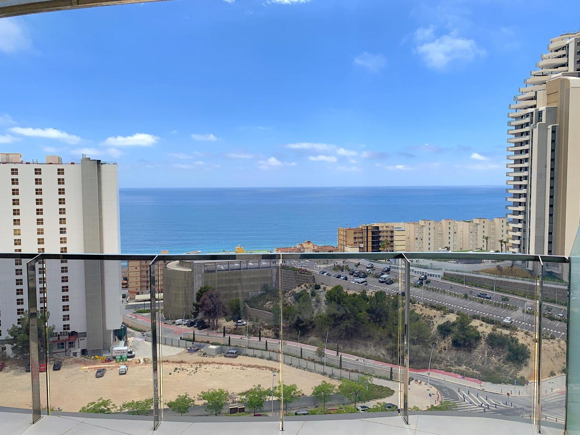 Lujoso Apartament Con Impresionantes Vistas Al Mar Benidorm Zewnętrze zdjęcie