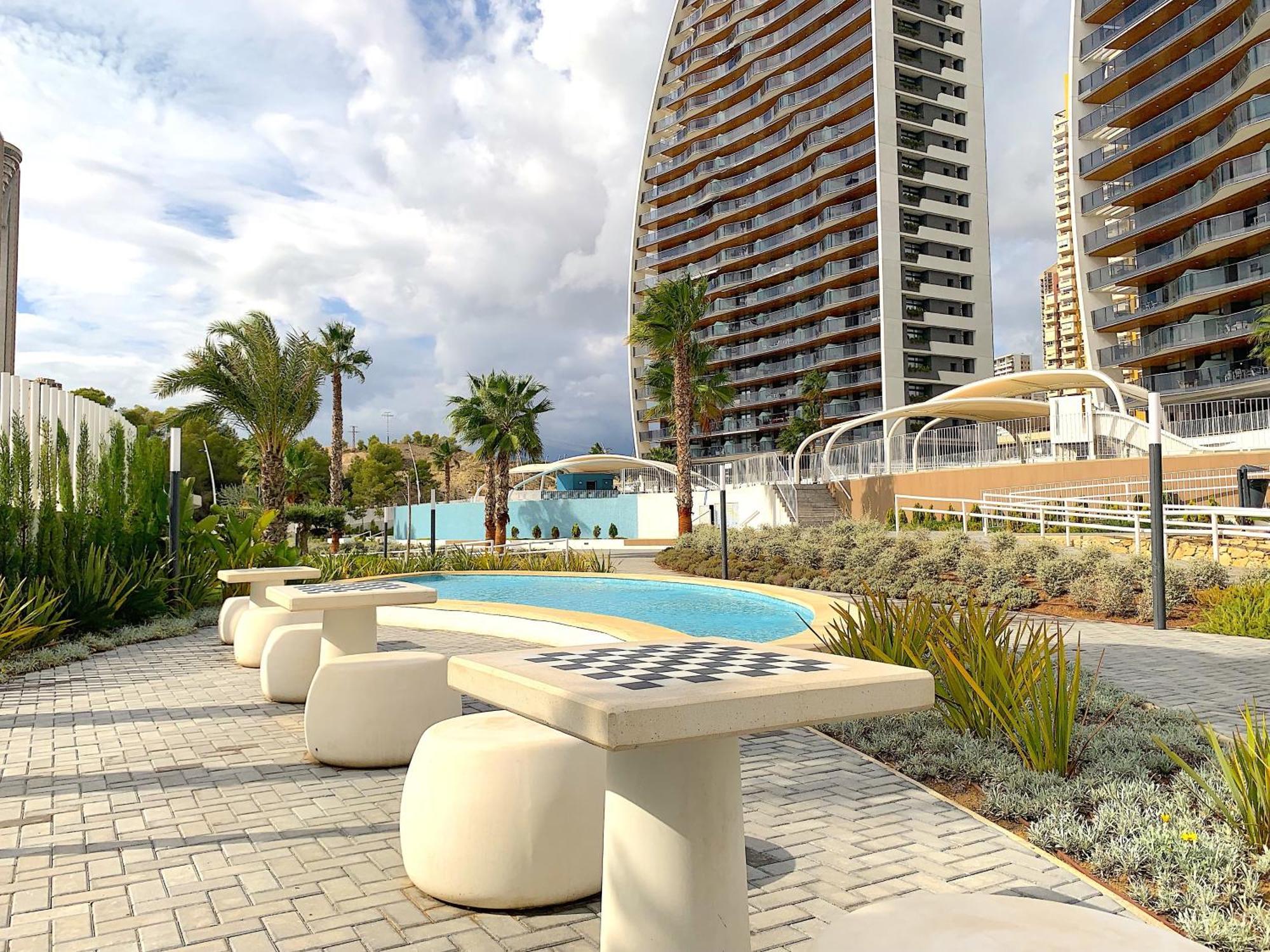 Lujoso Apartament Con Impresionantes Vistas Al Mar Benidorm Zewnętrze zdjęcie
