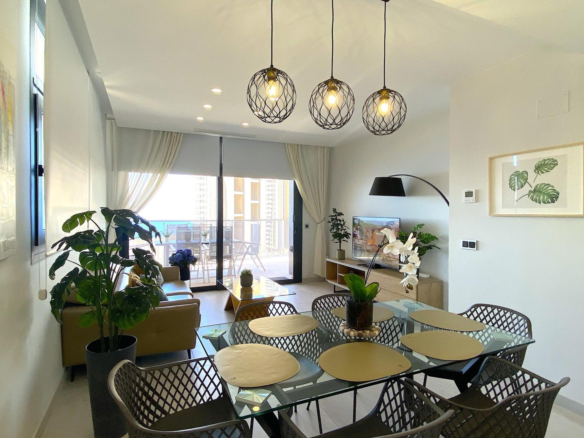 Lujoso Apartament Con Impresionantes Vistas Al Mar Benidorm Zewnętrze zdjęcie